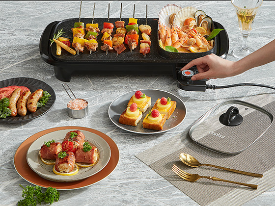 Electric Grill and Hotpot GH-M13