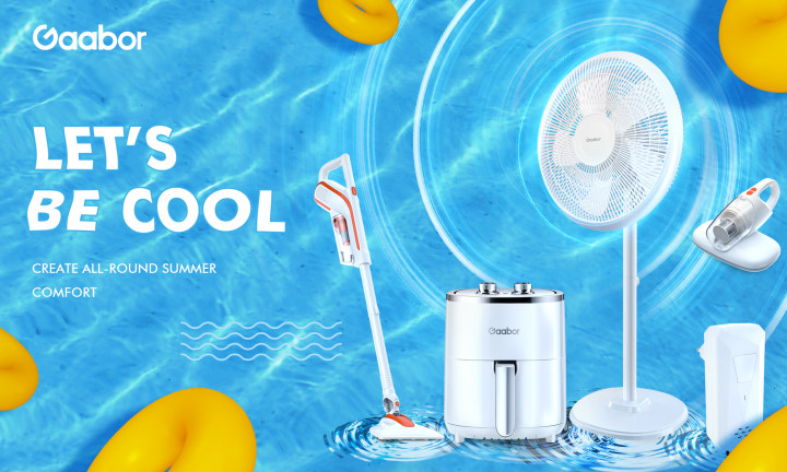 Let's be cool, Gaabor helps you enjoy coze summer life
